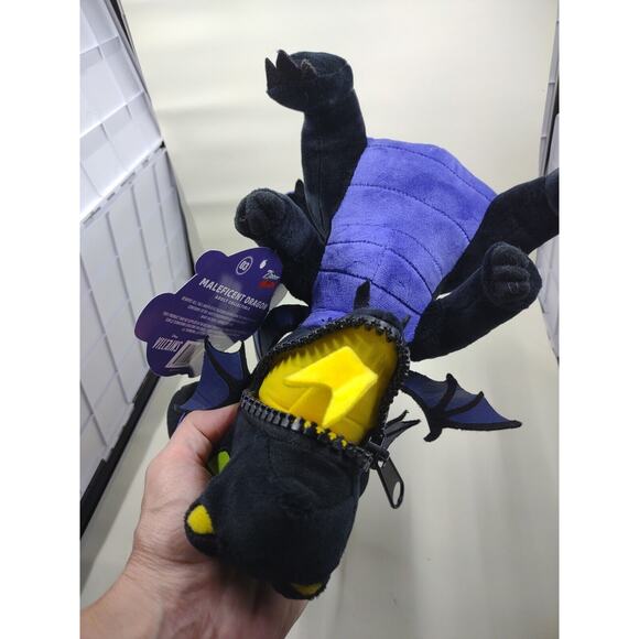Disney Maleficent Dragon ZIPPERMOUTH Plush Villains Collectible Limited Edition - Picture 5 of 8